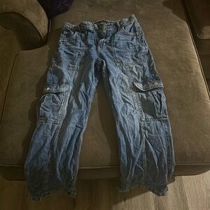Women’s denim cargos (never worn)